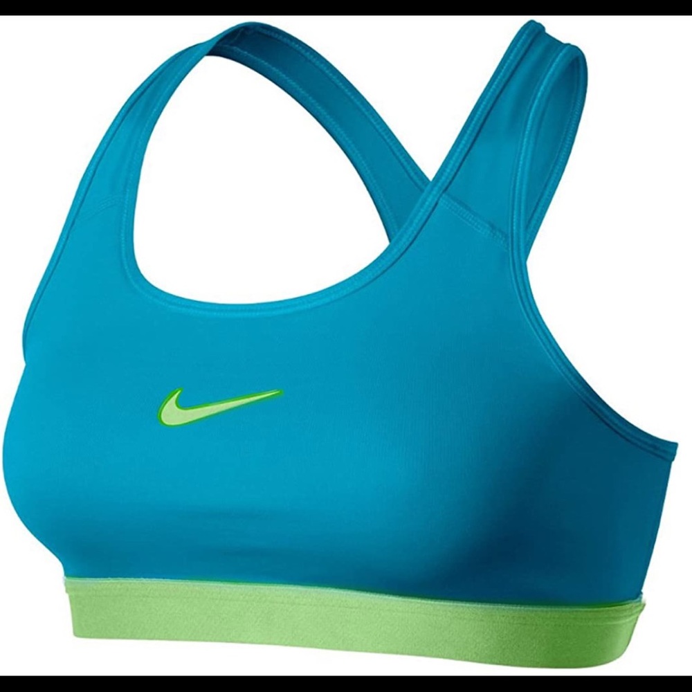 Nike | Sports Bra | Blue & Green |
